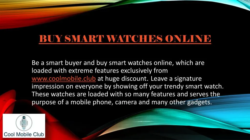 buy smart watches online