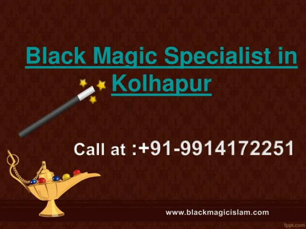 Black Magic Specialist in Kolhapur