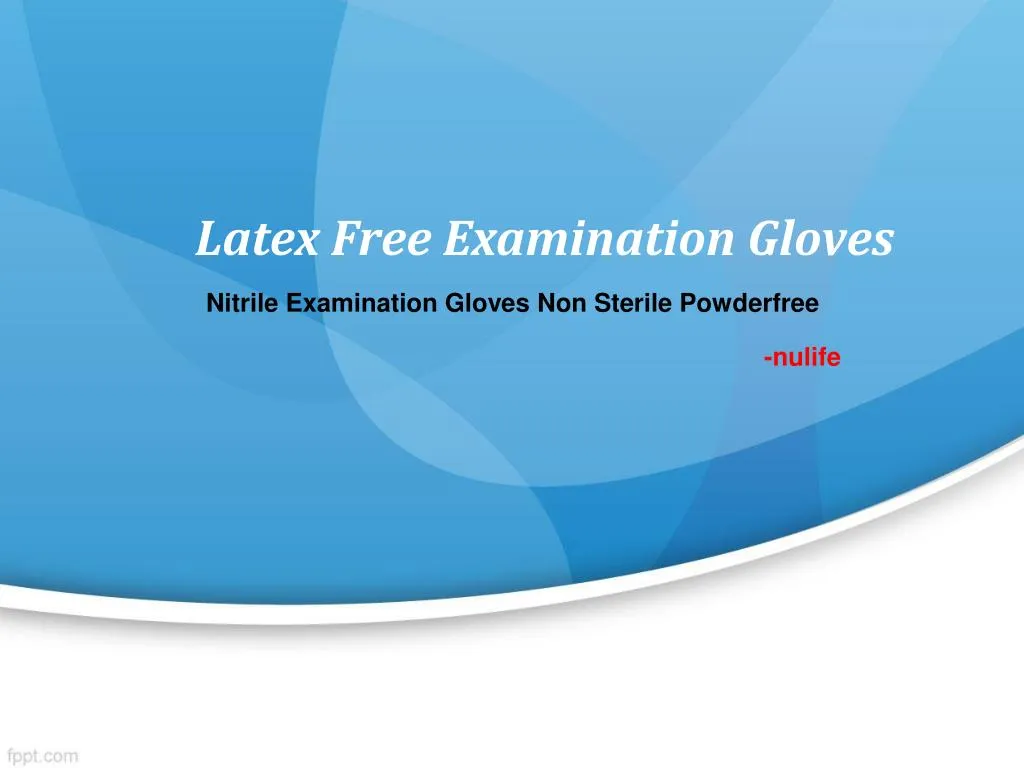 nitrile examination gloves non sterile powderfree