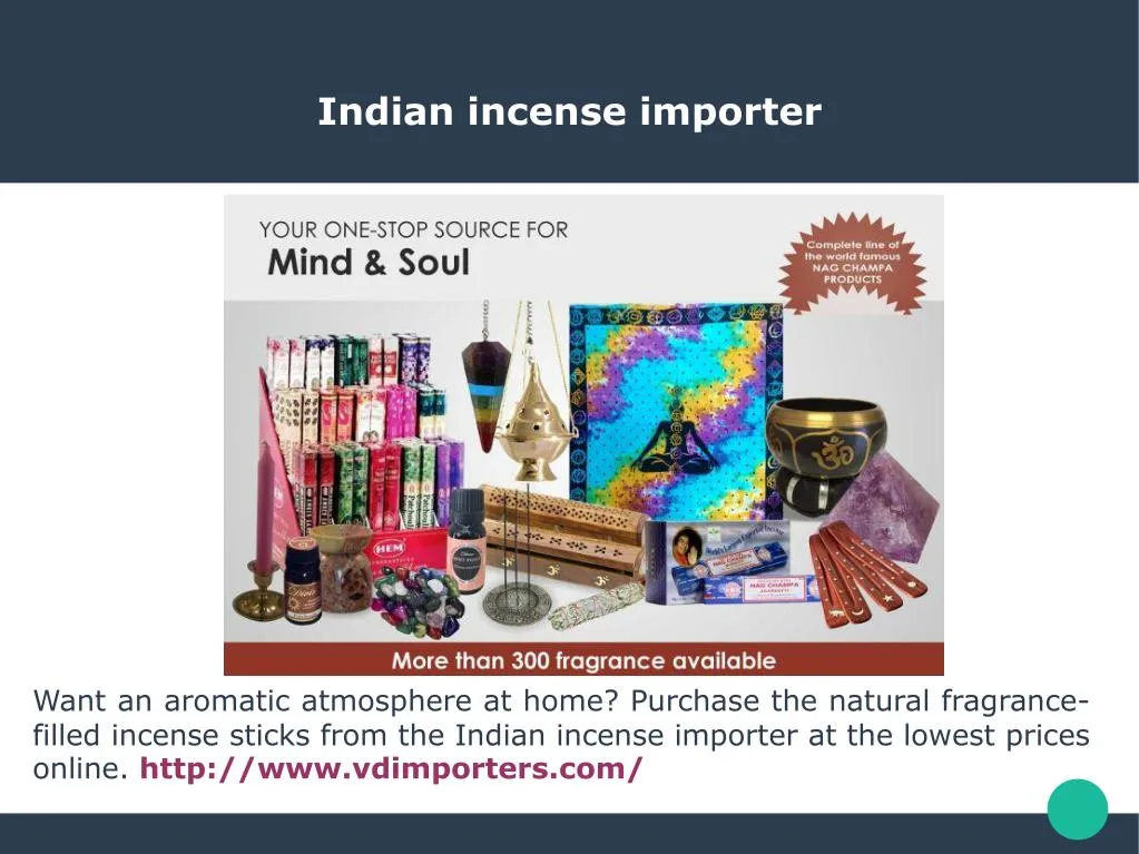 indian incense importer