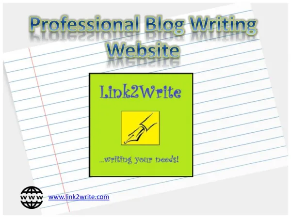Professional writing blog | Link2write