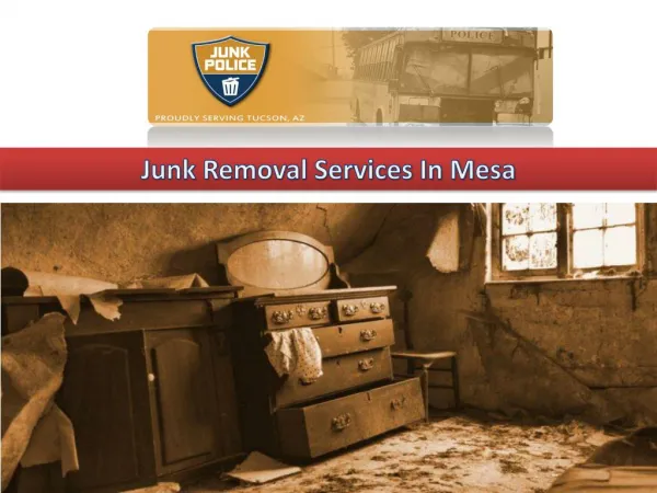 Junk Removal Services In Mesa
