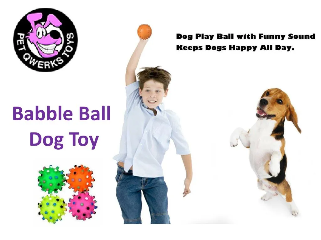 babble ball dog toy