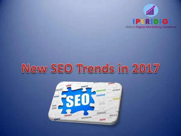 New SEO trends in 2017