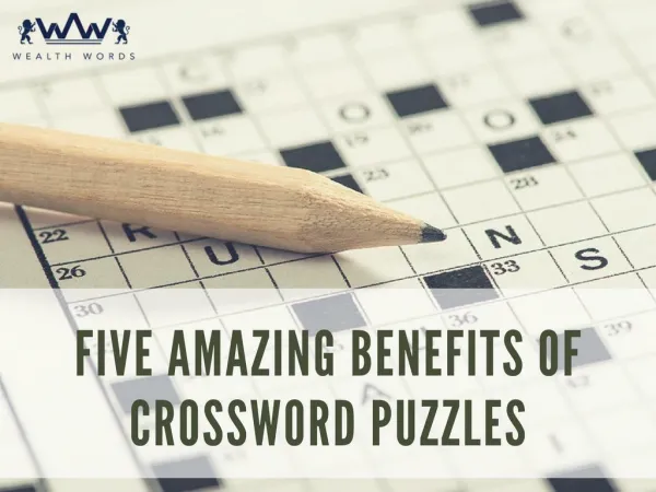 Five Amazing Benefits of Crossword Puzzles
