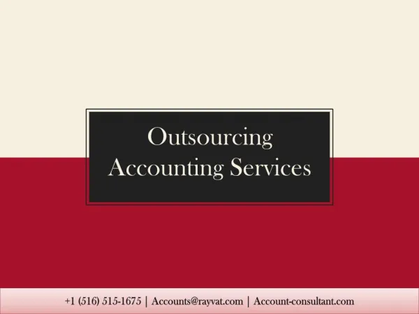 Why Every Business Need Accounting Outsourcing Services?