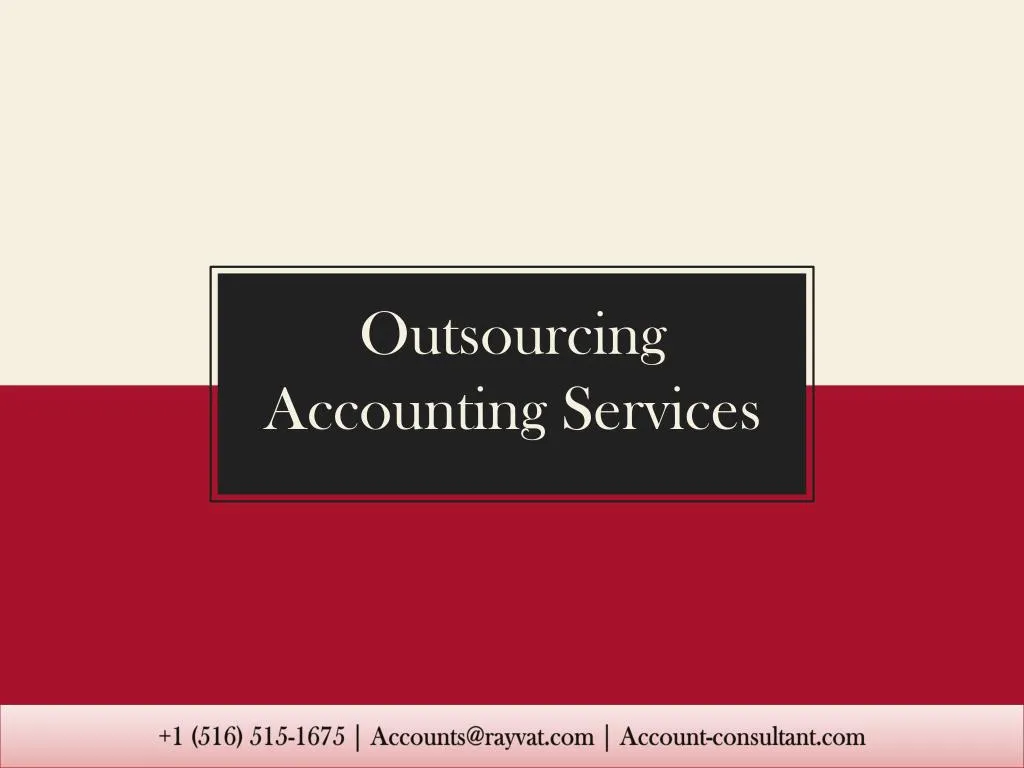 outsourcing accounting services