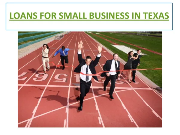 Loans for small business in Texas| Call 888.702.6008