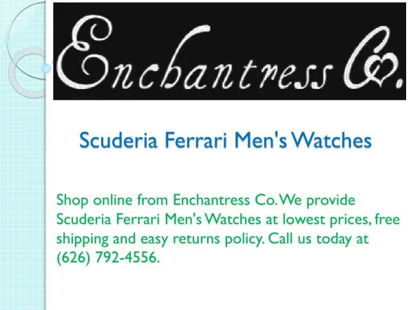 Scuderia Ferrari Men's Watches