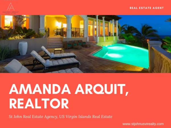 St John Virgin Islands Real Estate - Amanda Arquit, Realtor