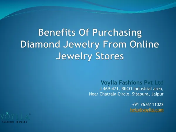 Benefits Of Purchasing Diamond Jewelry From Online Jewelry Stores