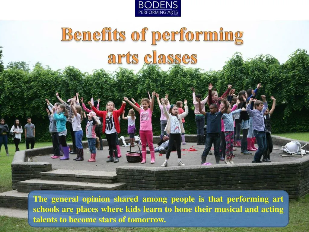 benefits of performing arts classes