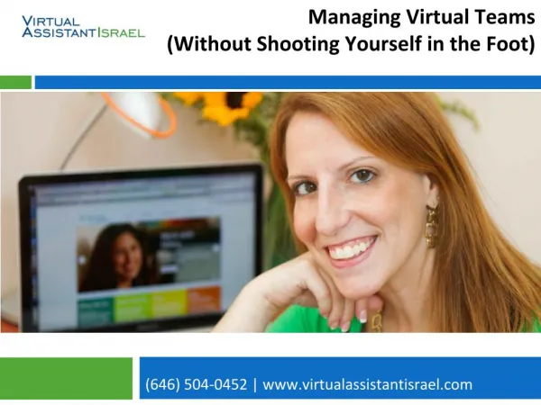 Managing Virtual Teams (Without Shooting Yourself in the Foot)
