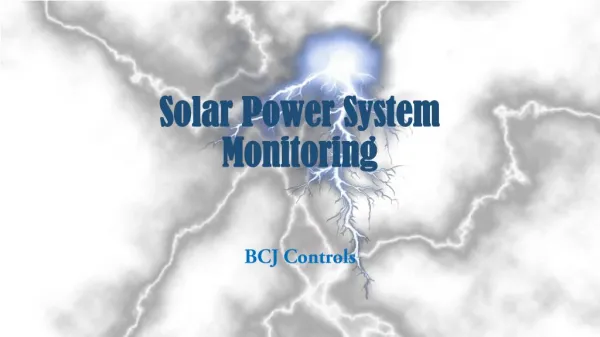 Options & Choices with Solar Power System Monitoring - eGauge & Bluelog