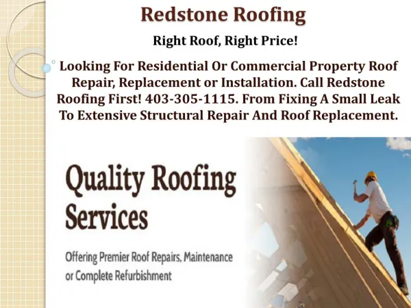 Commercial Roof Services