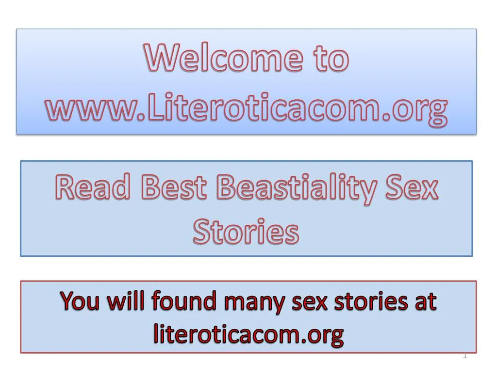 welcome to www literoticacom org
