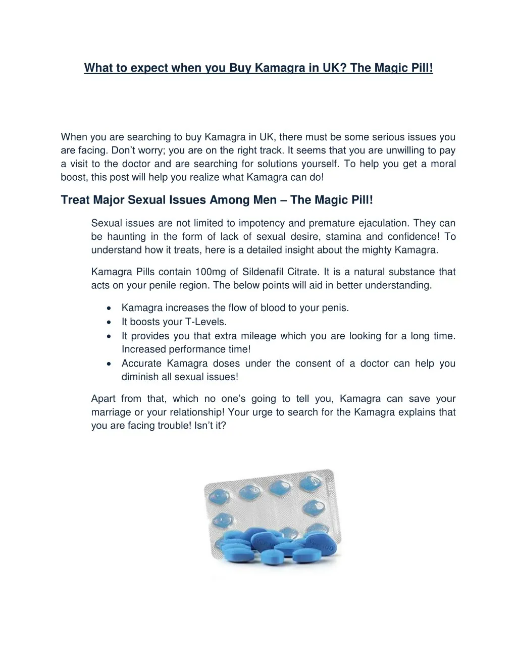 what to expect when you buy kamagra