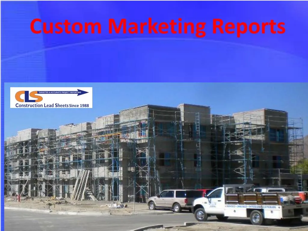 custom marketing reports