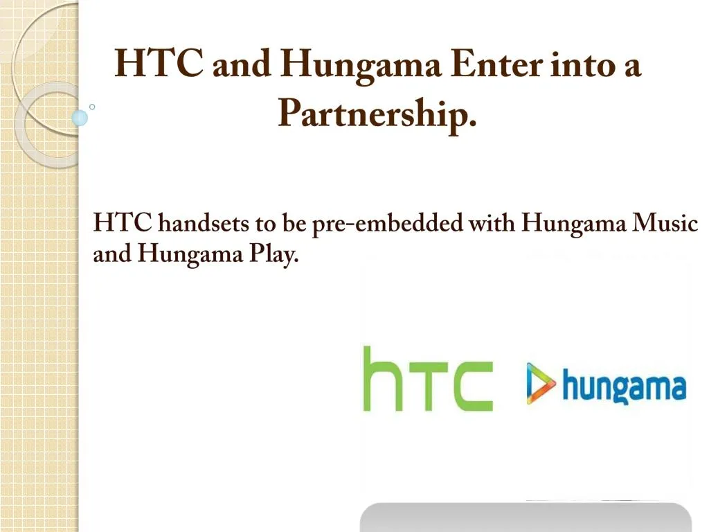 htc and hungama enter into a partnership