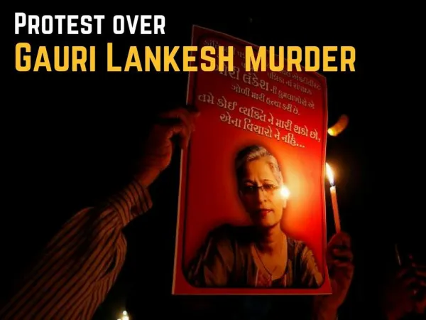 Gauri Lankesh murder protests highlights