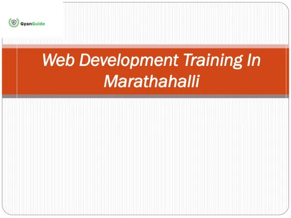 Web Development Training In Marathahalli