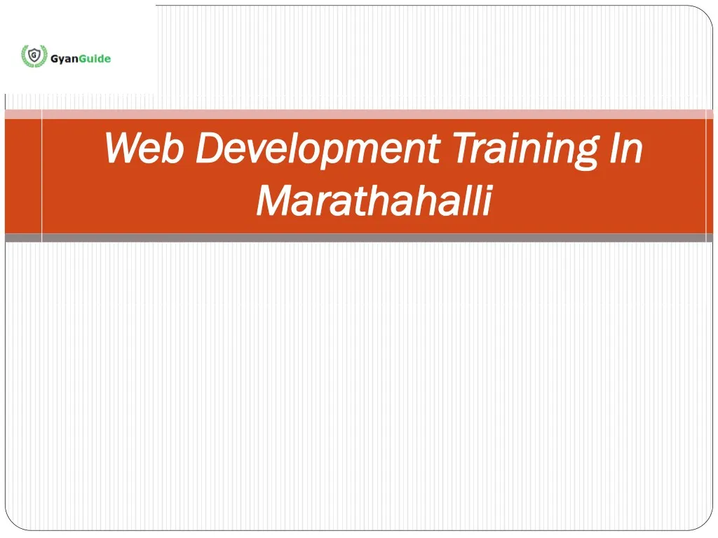 web development training in web development