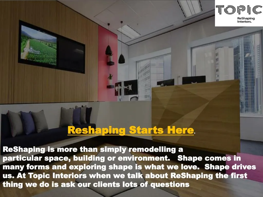 reshaping starts here reshaping is more than