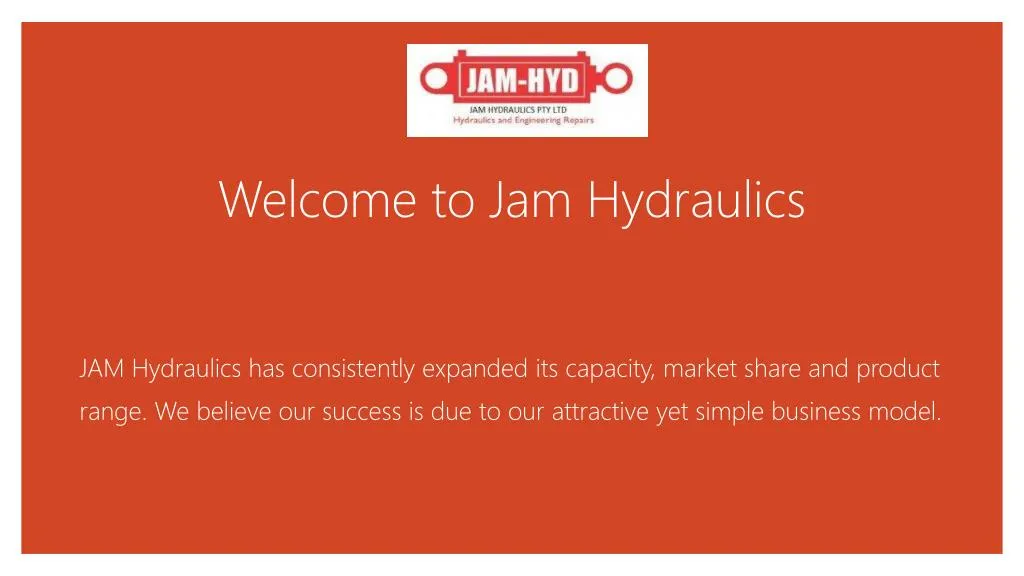 welcome to jam hydraulics