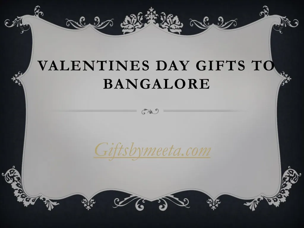 valentines day gifts to bangalore