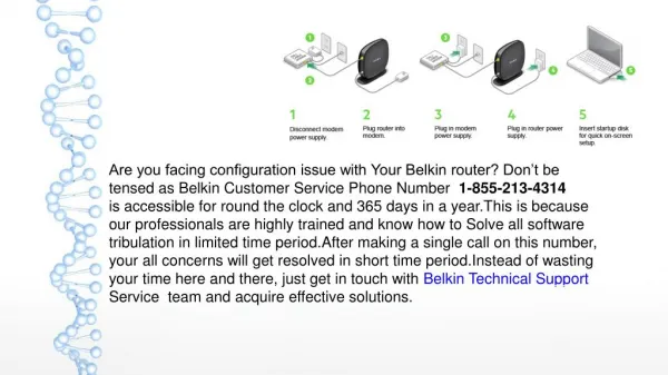 Belkin Customer Support Phone Number 1-855-213-4314