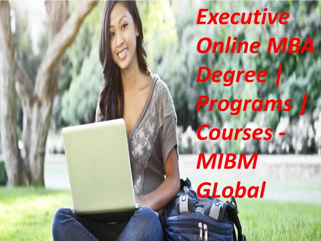 executive online mba degree programs courses mibm