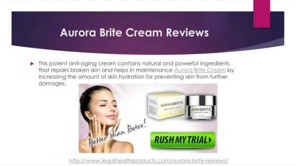 How Does Aurora Brite Cream Works and Where To Buy?