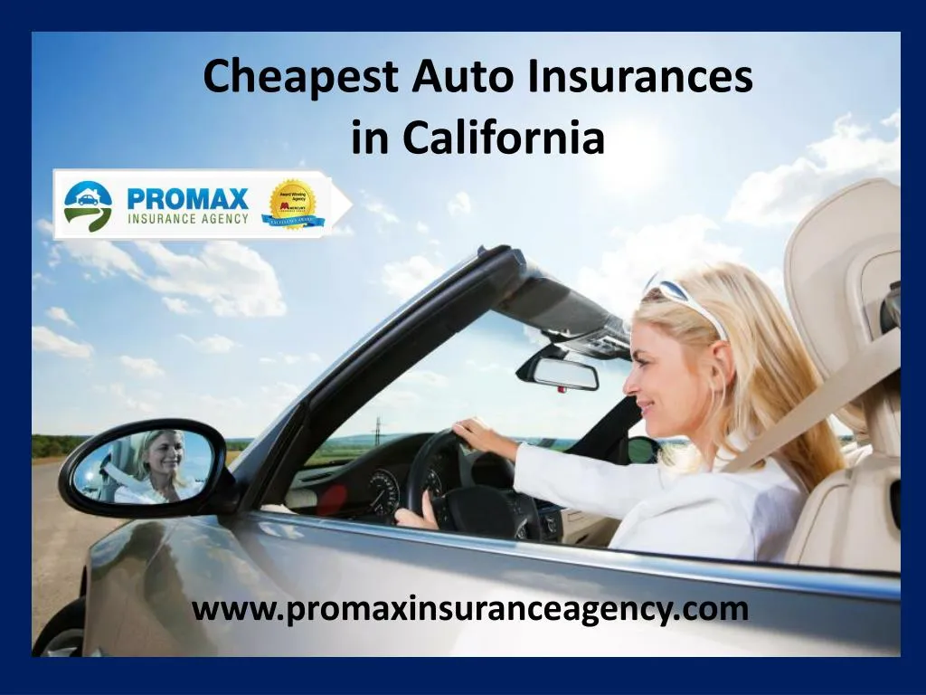 cheapest auto insurances in california