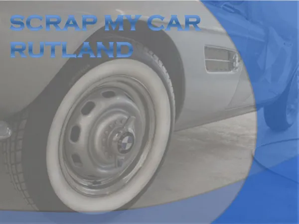 Scrap My Car Rutland