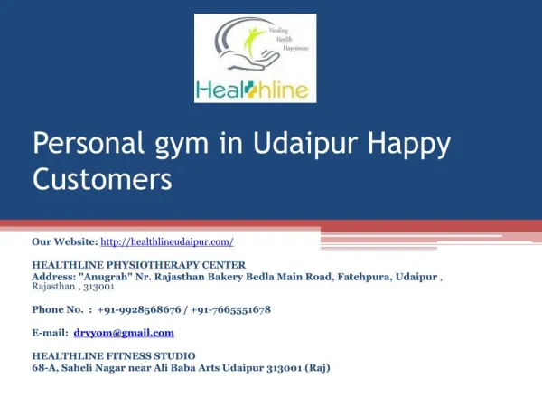 Personal training gym in Udaipur Happy Customers