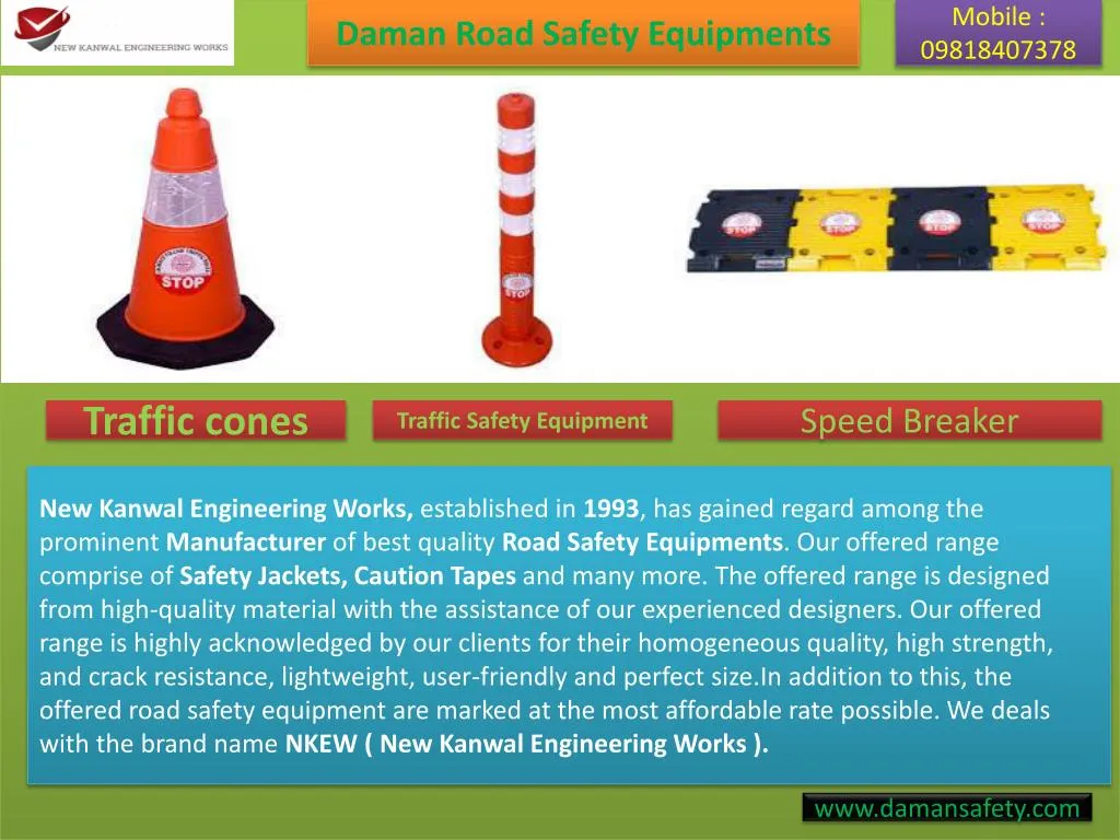 daman road safety equipments