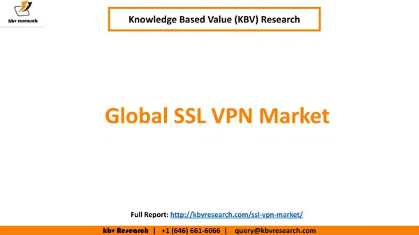 Global SSL VPN Market
