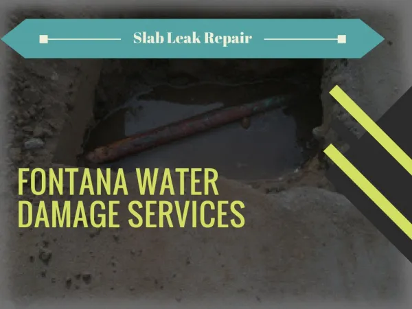 Great Slab Leak Service in Rancho Cucamonga & Ontario