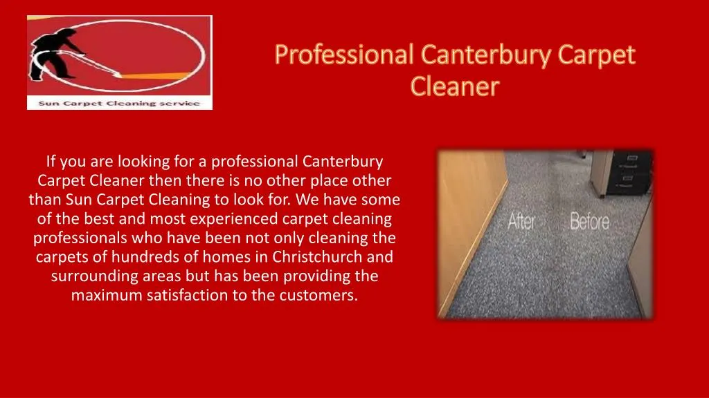 professional canterbury carpet cleaner