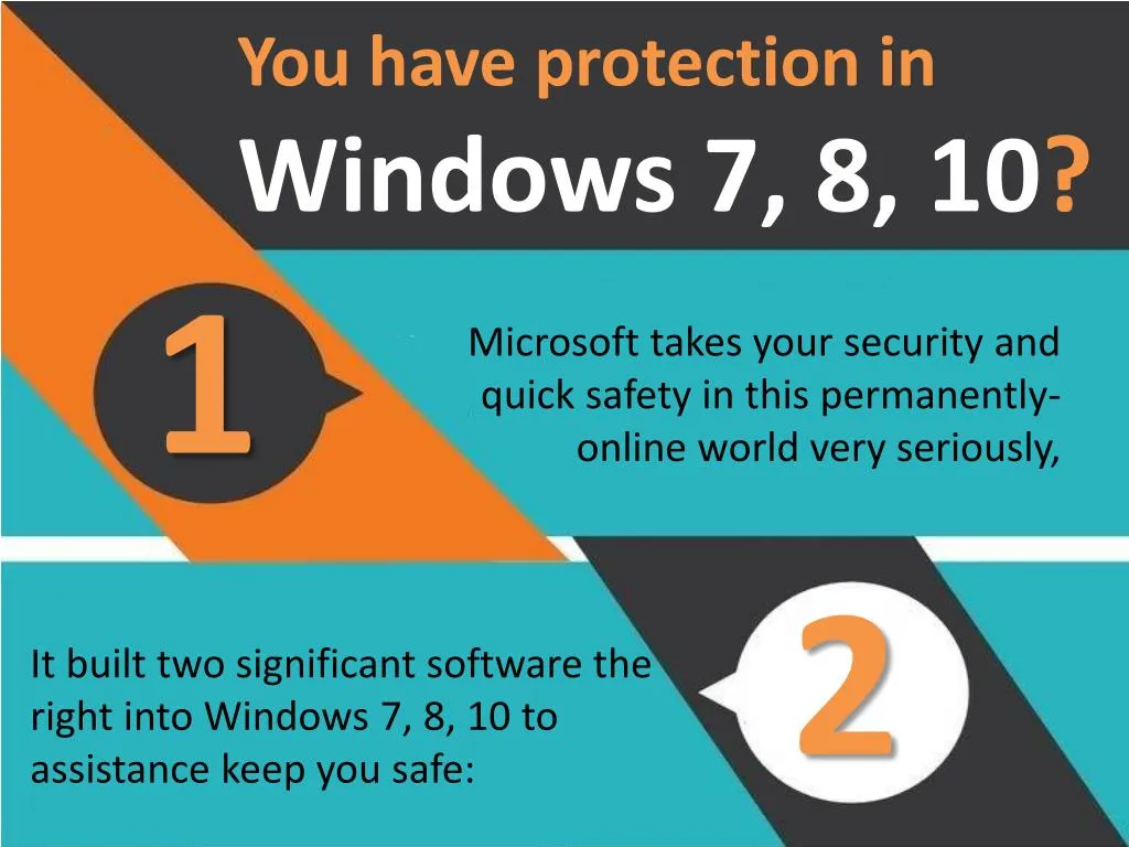 you have protection in windows 7 8 10