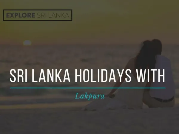 Sri lanka vacation