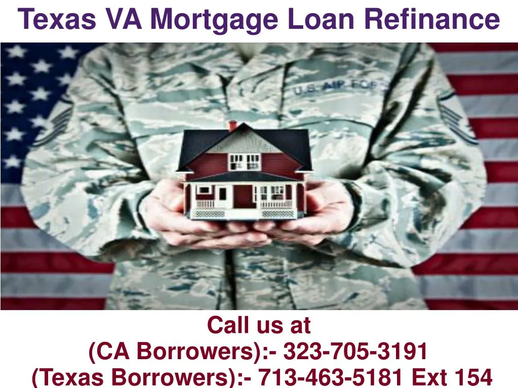 texas va mortgage loan refinance