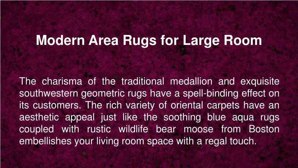modern area rugs for large room