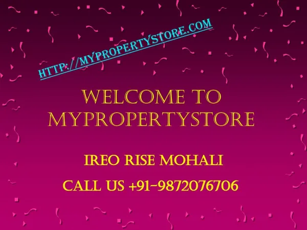 IREO Rise Location | Mypropertystore.com