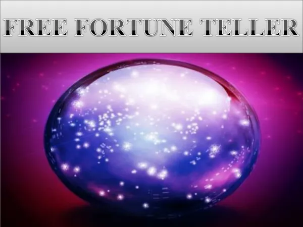 Free fortune teller