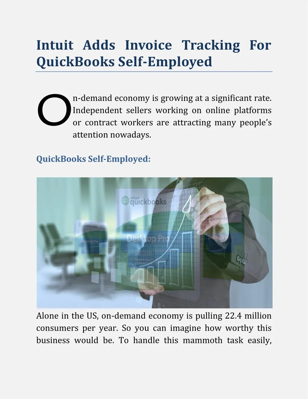 intuit adds invoice tracking for quickbooks self