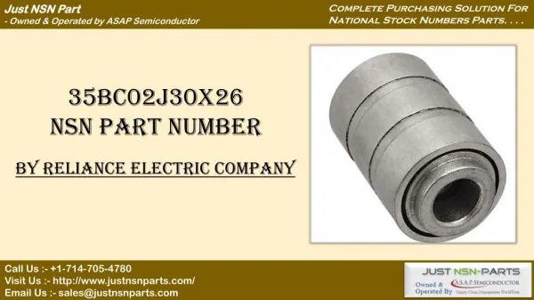35BC02J30X26 - NSN Component by Reliance Electric Company