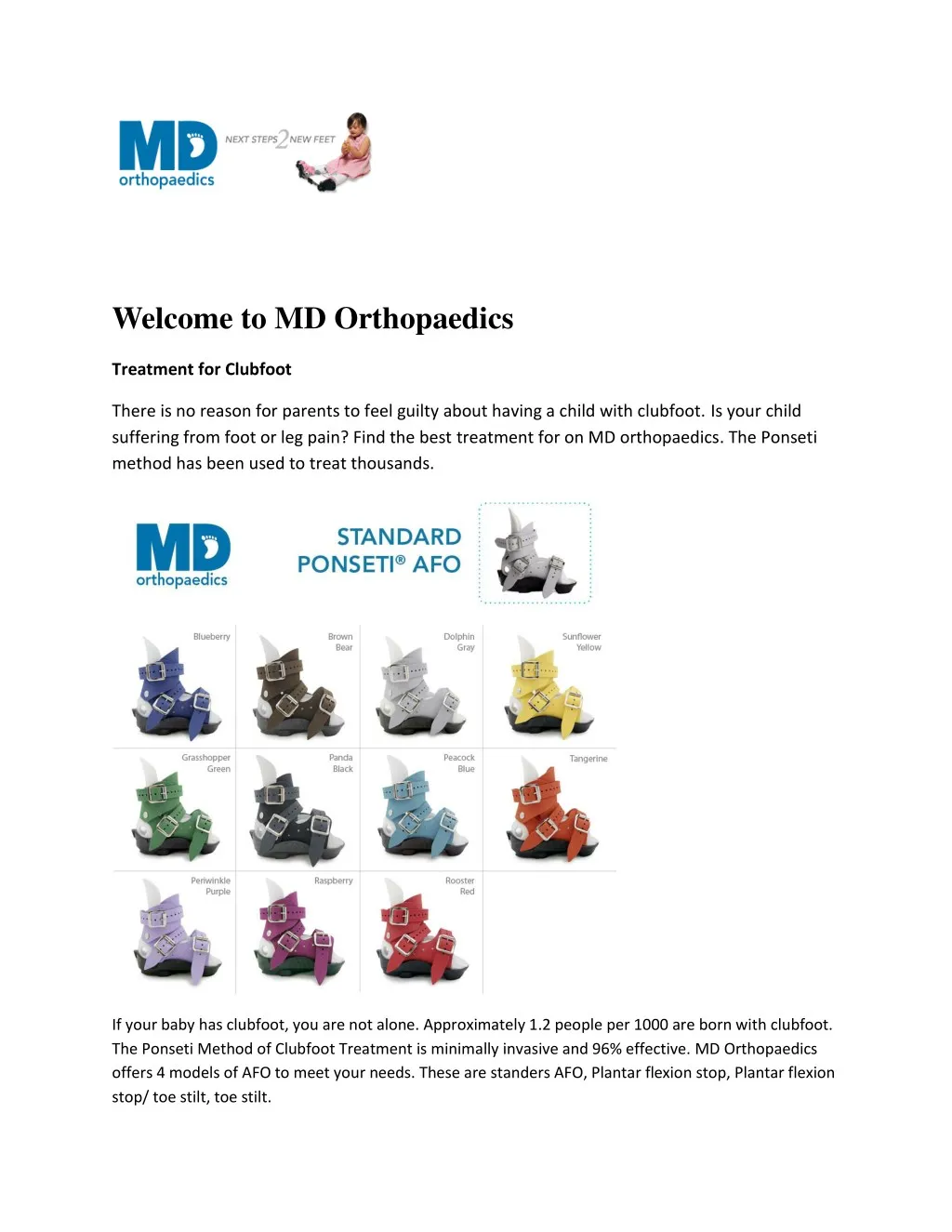 welcome to md orthopaedics