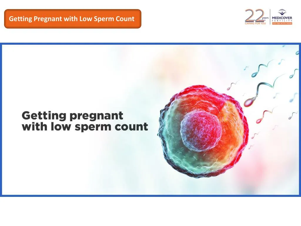 getting pregnant with low sperm count