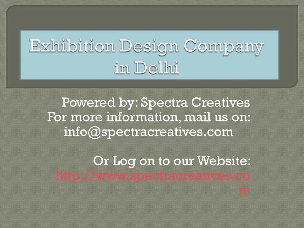exhibition design company in delhi